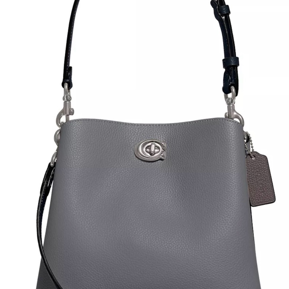 Coach Pebbled Leather willow bucket bag